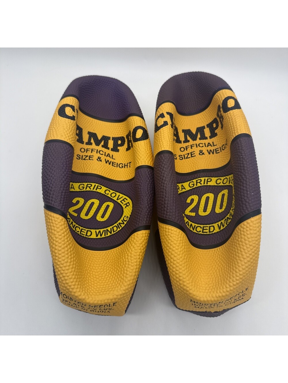 Lot of 2 Champion Sports CAMPIO 200 Basketballs Purple Yellow Size 6 28.5" New